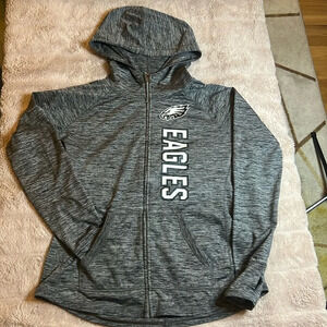 Authentic NFL Eagles team zip up hoody